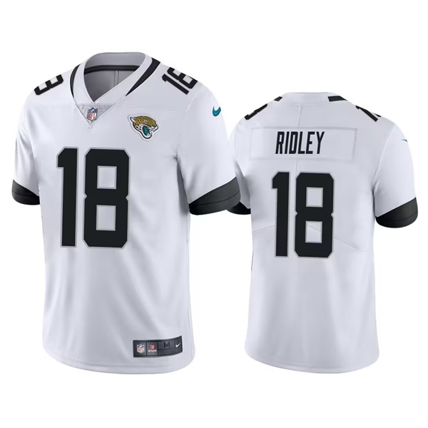 Men's White Jacksonville Jaguars #18 Calvin Ridley Vapor Untouchable Limited Stitched Jersey